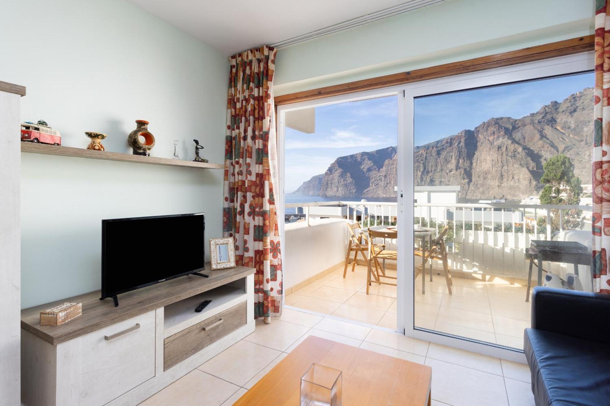 Okstay Los Gigantes With Ac, Terraces And Sea Views Santiago del Teide Екстериор снимка
